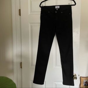 Paige Skyline Skinny Jeans in Black Ink